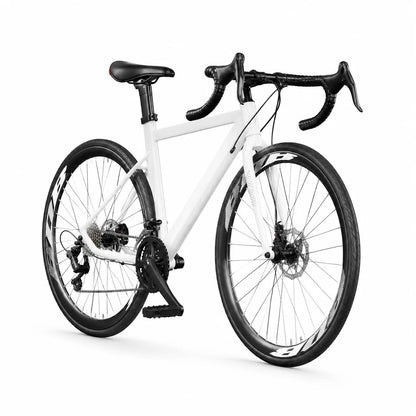 700C Road Bike Drop Bar Bicycle Lightweight Racing Bike 21 24 27 Speed Mechanical Disc Brake Adult Commuter Cycle