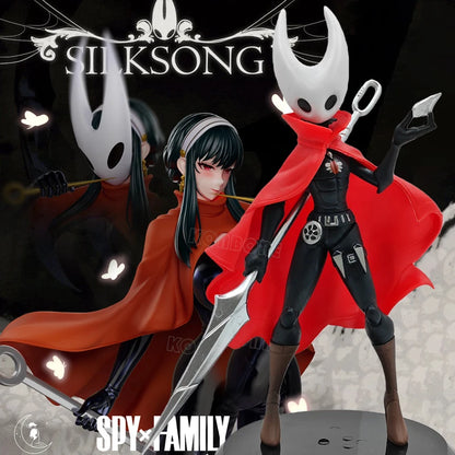 Hollow Knight Gods Nightmares Hornet Anime Game Figure SPY FAMILY Yor Forger Action Figure The Knight Figurine Model Doll Toys