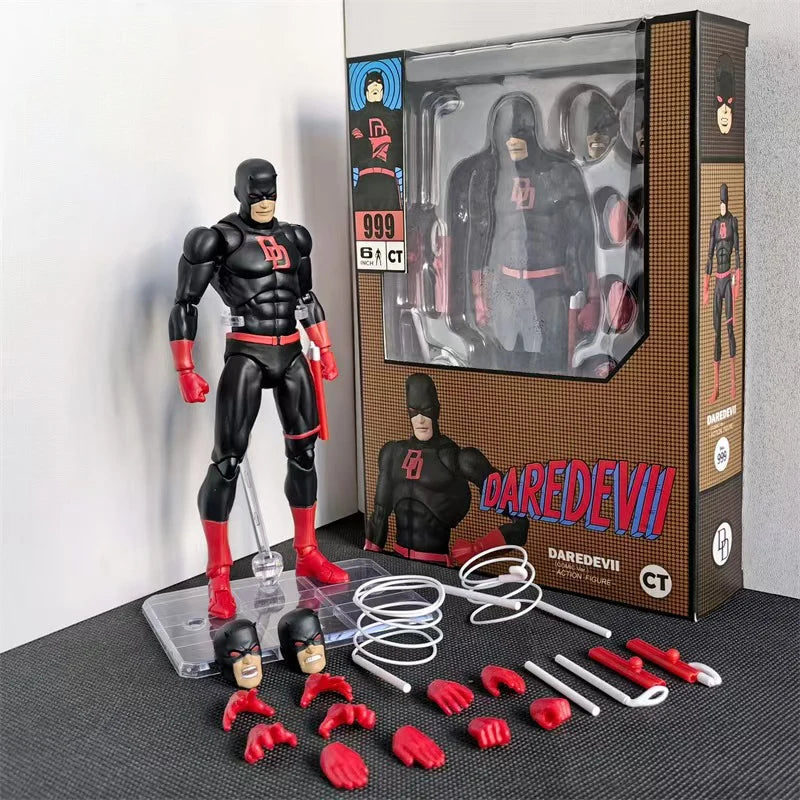 Ct Toys Mafex 223 Daredevil Black Action Figure Shf Comic Version Anime Figurine Statue Model Toys Gifts In Stock