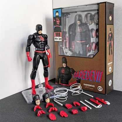 Ct Toys Mafex 223 Daredevil Black Action Figure Shf Comic Version Anime Figurine Statue Model Toys Gifts In Stock