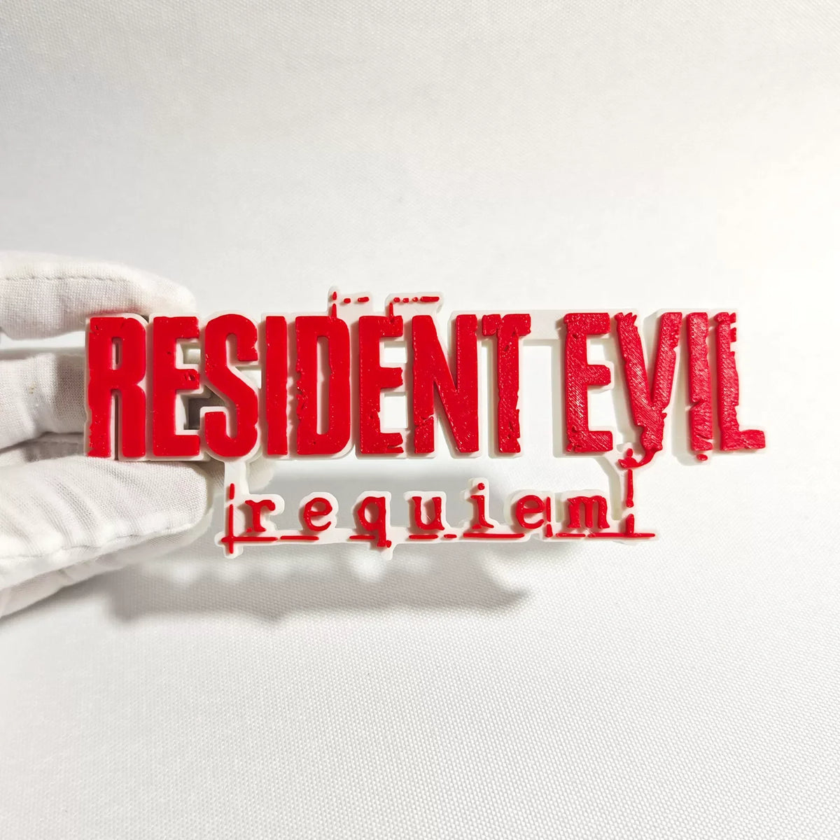 Resident Evil Magnetic Logo Stand Fridge Sticker 3d Desktop Ornament Umbrella Corporation Game Display Decor For Adult Game Fans