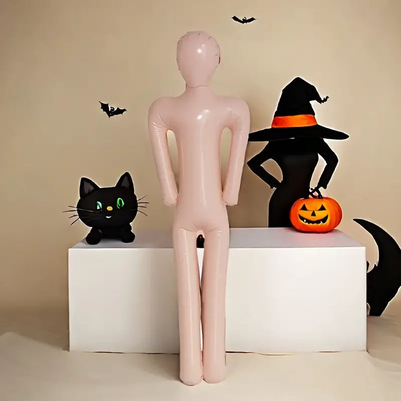Inflatable Dummy - Durable PVC, Escape Room Props, Great for Pranks and Role Play - Outdoor/Indoor Haunted House Funny Tricky