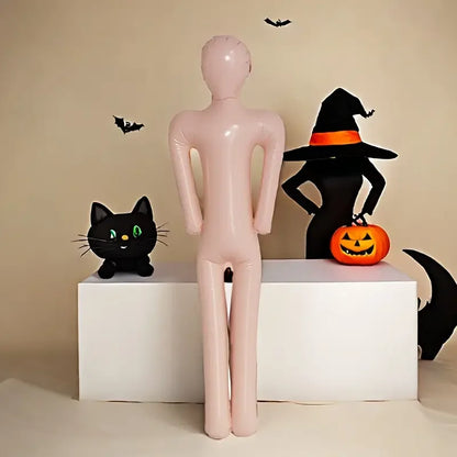 Inflatable Dummy - Durable PVC, Escape Room Props, Great for Pranks and Role Play - Outdoor/Indoor Haunted House Funny Tricky