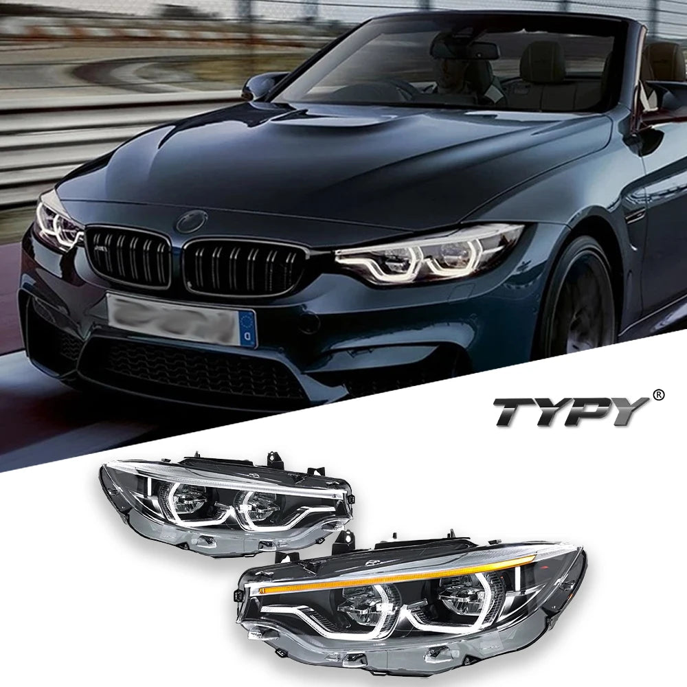 Car Headlights For BMW 4 Series M4 F32 Headlights 2013-2019 Upgraded LED Headlamps Dynamic Turn Signal Lamp DRL Car Assembly