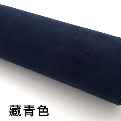 Self-adhesive Suede Fabric Thickened Elastic By Half A Meter for Car Decoration Gift Box Package Diy Sewing Cloth Wearable Black