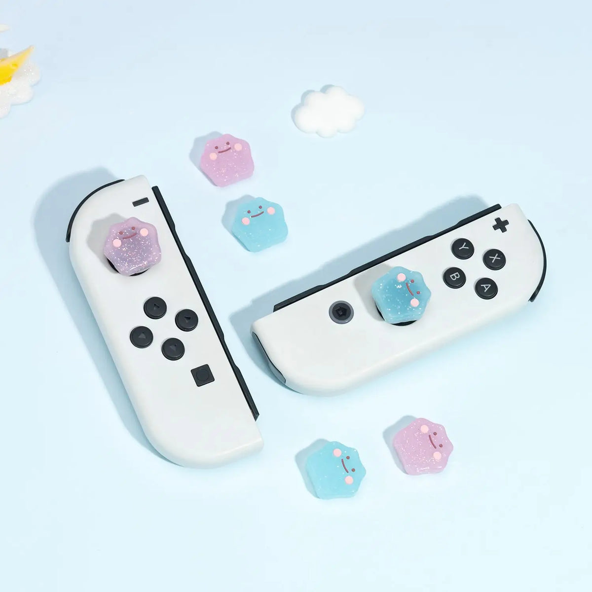 Silicone Rubber Thumb Stick Grip Cap Joystick Soft Cover For Nintendo Switch Oled NS Lite Joycon Controller Thumbstick