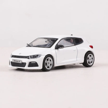 GCD 1:64  Scirocco R White/Black/Green/Blue Alloy Model Car