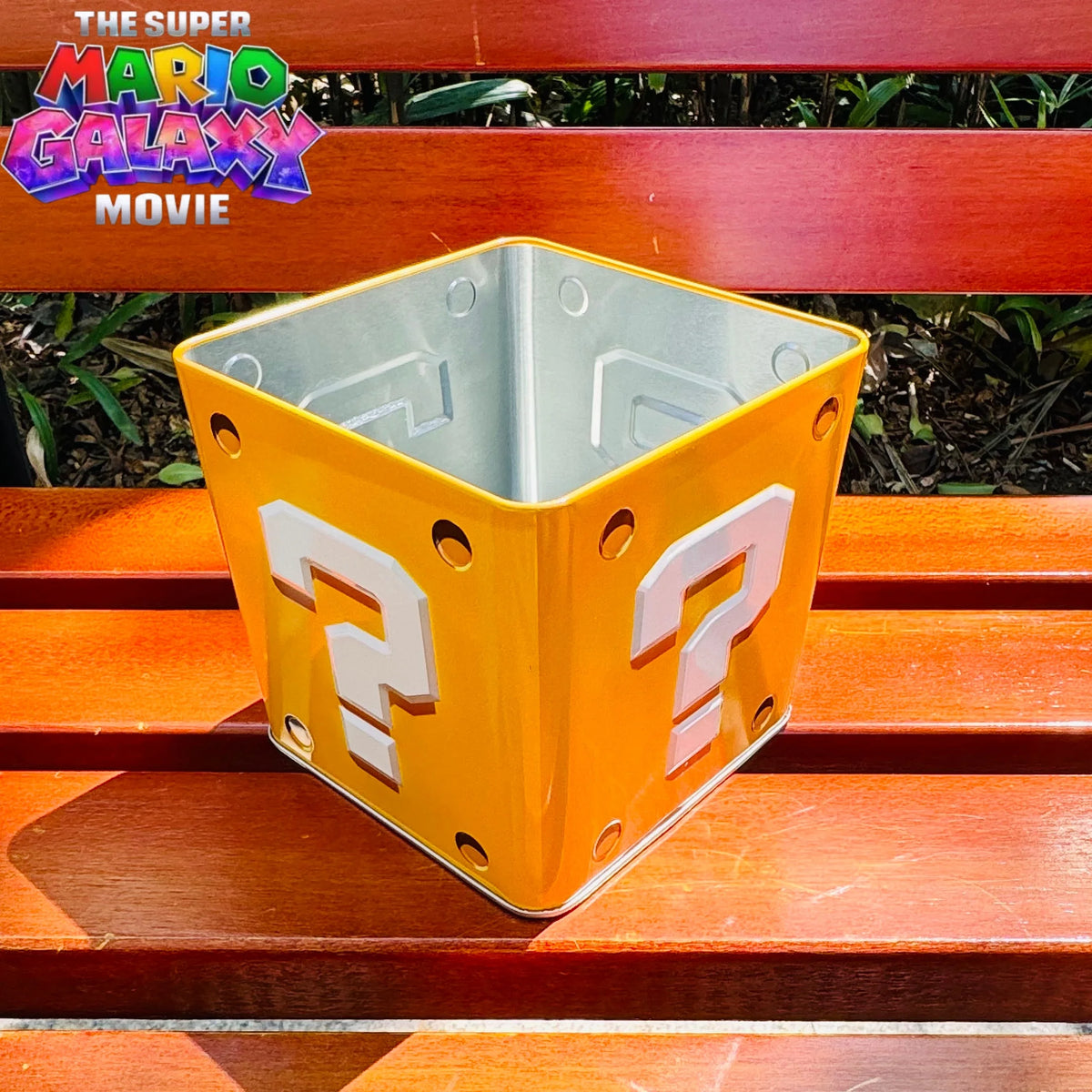 Super Mario Galaxy Movie Mushroom Cup Question Mark Popcorn Bucket Exclusive Cinema Collectible Gifts