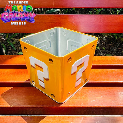 Super Mario Galaxy Movie Mushroom Cup Question Mark Popcorn Bucket Exclusive Cinema Collectible Gifts