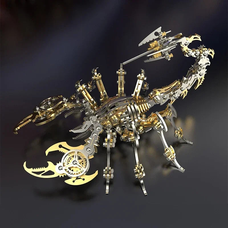 Scorpion King 3D three-dimensional metal puzzle building blocks assembly toy model insect machinery creative birthday gift