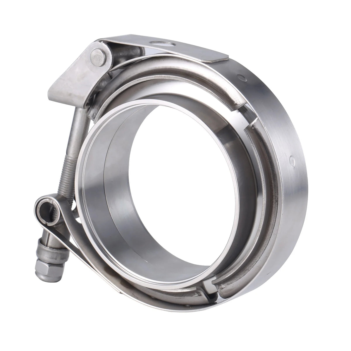 304 Stainless Steel  2.5" 3" Quick release V Band Clamp 63mm 76mm Turbo Exhaust Pipe Vband Clamp Male Female Flange V Clamp Kits