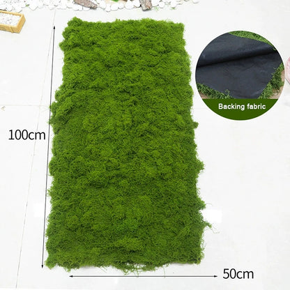 Simulation Artificial Moss False Grass Carpet, Bionic Lawn Paving Accessory, DIY Micro Landscape Decor for Bonsai Indoor Outdoor