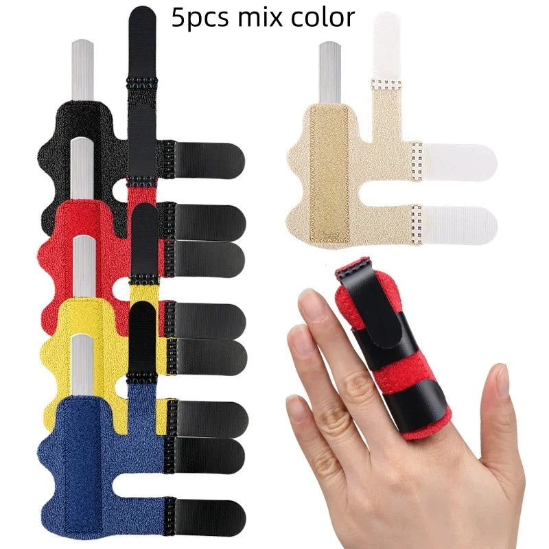 1/3/5 pcs Mix Finger Brace for Straightening Arthritis Injury Sprain Stabilizer Finger Correction Brace Fixed Finger Cots