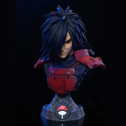 Naruto Action Figure Each Character Bust Portraits Sasuke Kakashi Itachi Model Statue Toys Desktop Ornament Decoration