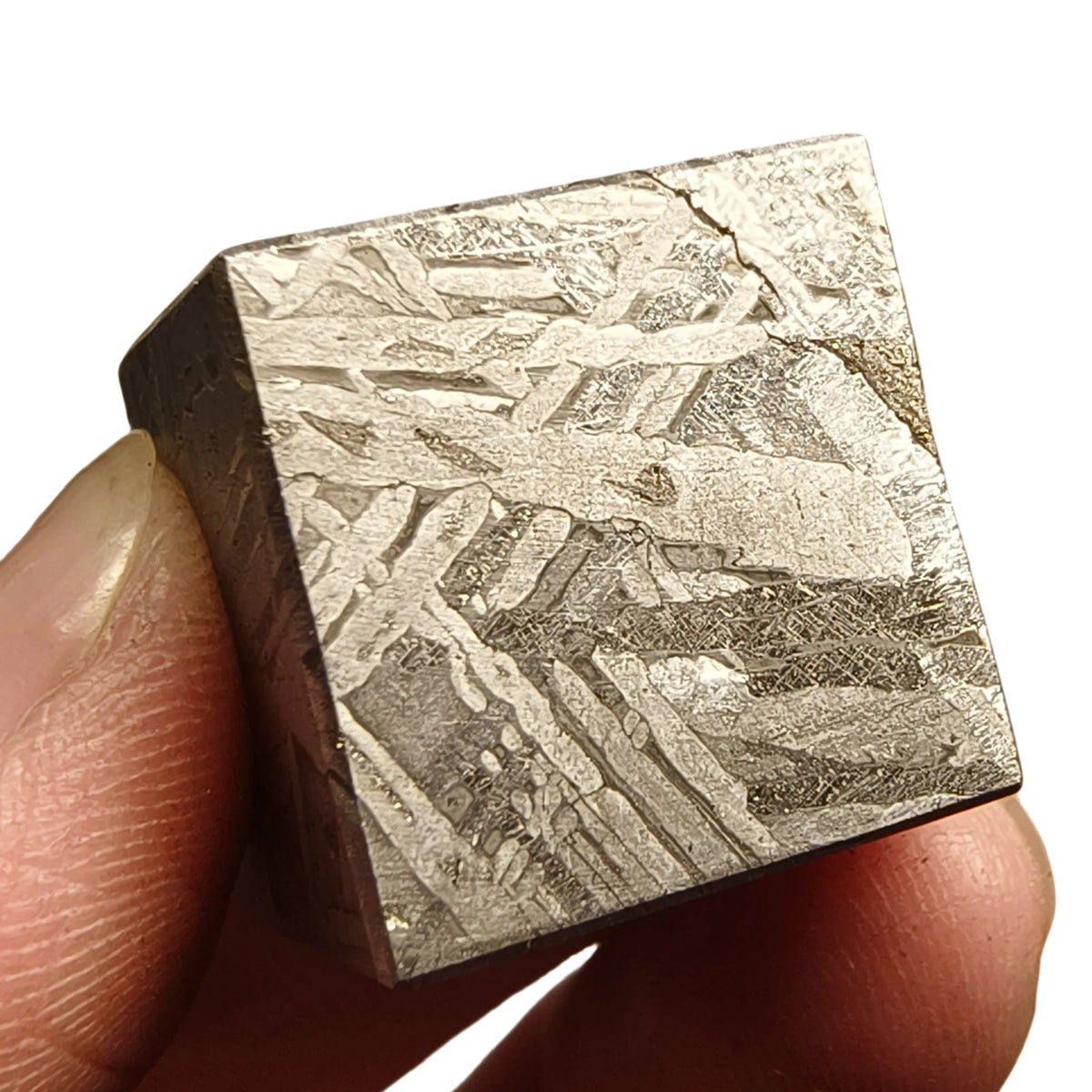 Genuine Muonionalusta Meteorite Slice Sweden Iron Meteorite with Widmanstätten Pattern Natural Cosmic Collection Jewelry