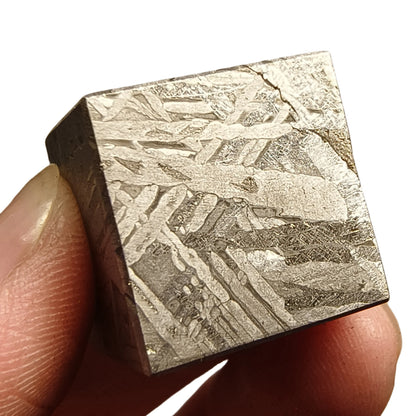 Genuine Muonionalusta Meteorite Slice Sweden Iron Meteorite with Widmanstätten Pattern Natural Cosmic Collection Jewelry