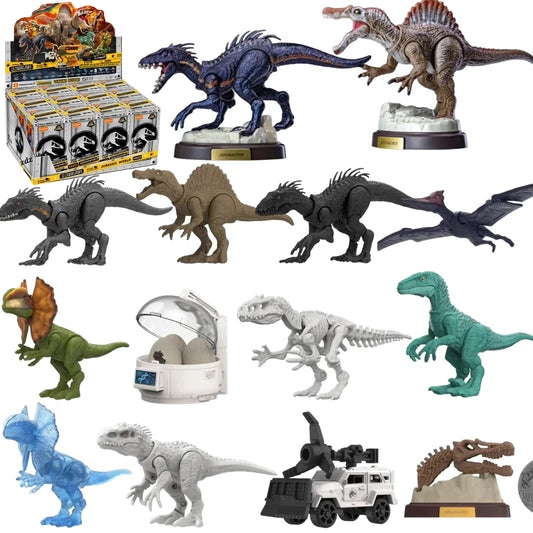 BLOKEES Original Jurassic World V03 Spinosaurus Indoraptor Jurassic Park Dinosaurs Skeleton Assembled Model Action Figure Toy