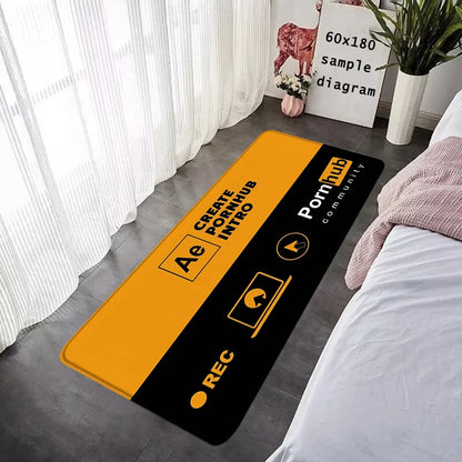 House Entrance Doormat Hallway Carpet Pornhubs Living Room Rugs Bedside Foot Carpets Bathroom Rug Floor Mats Non-slip Home Decor