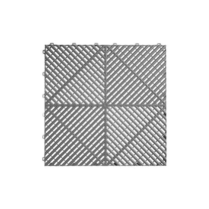 400x400x18mm Floor Garage Tile Plastic Anti-Slip Garage Slabs Waterproof Interlocking Drainage Mat For Car Parking Wokshop
