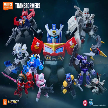 Blokees Transformers Galaxy Version 8 Beast Wars Lio Convoy Galvatron Magmatron Action Figure Assembly Model Toy Birthday Gift