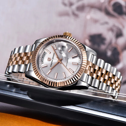 2026 New PAGANI DESIGN DD36 Men's Watches Rose Gold Automatic Watch For Men Mechanical Wristwatches AR Sapphire Luminous Clock