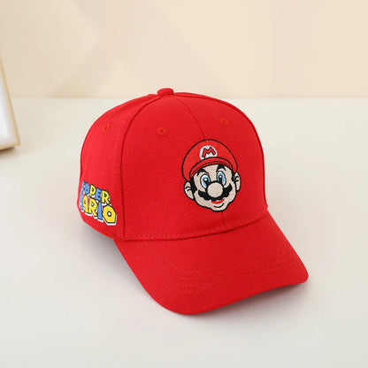 New Mushroom Yoshi Classic Character Baseball Cap Game Merchandise Unisex Adjustable Size Color Blocking Casual Fashion Gift
