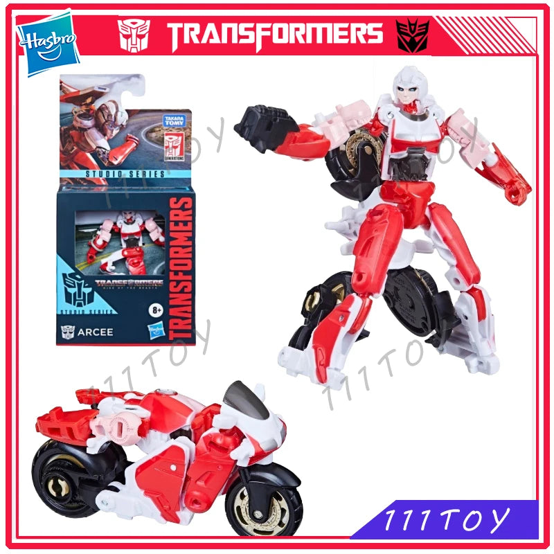 In Stock Hasbro Transformers Classic Toys Studio Series Core Class Arcee Action Figure Robot Toy Collectibles Gifts Hobbies