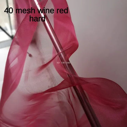 Tulle Fabric Nylon Mesh Yarn By The Meter for Wedding Dresses Skirts Sewing Transparent Gauze Diy Fashion Thin Summer Cloth Soft