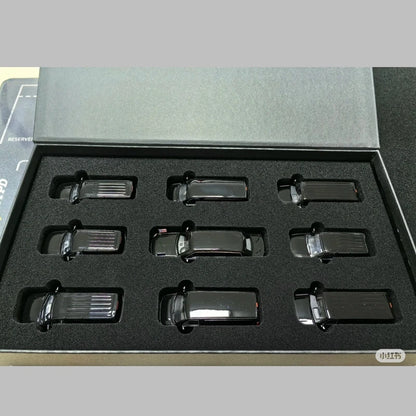 596 1:64 HEC Exhibition Edition Presidential Car Set Security Team in stock Real picture Alloy die-cast simulation car model