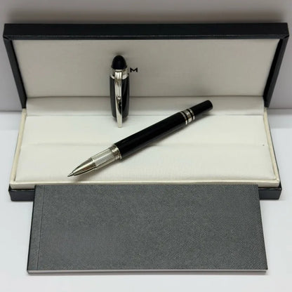 2026 New Classic Business Metal Rollerball Pen, Matte & Gloss Solid Color Grid Texture Luxury Office Signature Writing Pen
