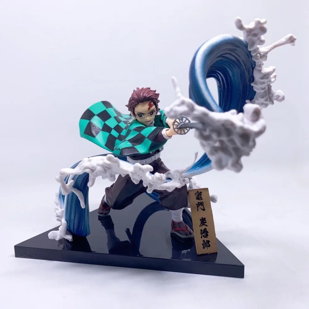 Anime Demon Slayer Figure Rengoku Kyoujurou Kamado Tanjiro Action Figures Pvc Statue Desktop Collection Model Toys Gifts