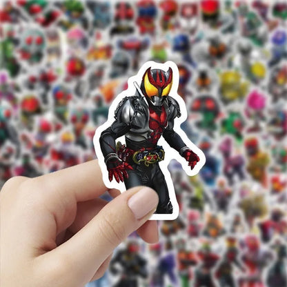 103pcs Kamen Rider stickers cool Masked Rider DIY decorations for suitcase water cup notebook desktop wall graffiti toys gifts