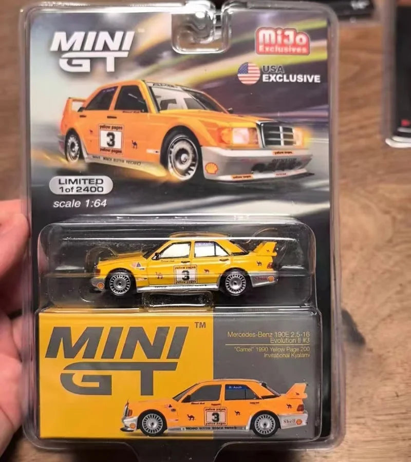 1:64 190E 2.5-16 Evolution II #3 #187 #196 #197 alloy die-cast simulation car model, adult ornaments,boys' toys,children's gifts