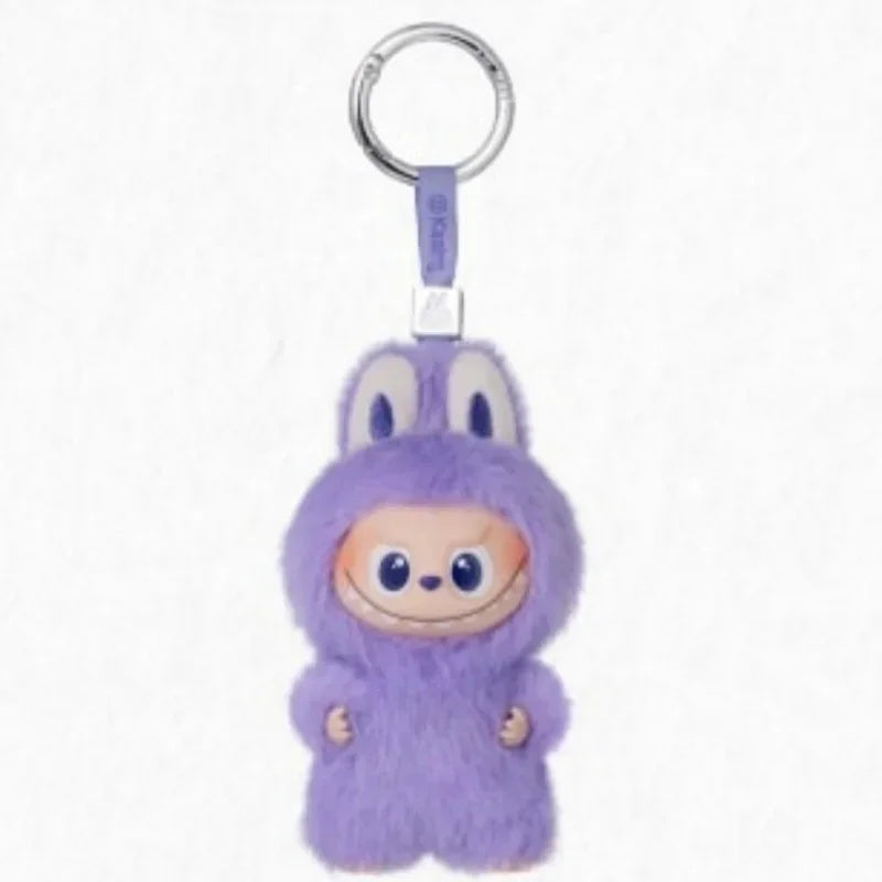Genuine Pop Mart Pin For Love Labubu V4 The Monsters Blind Box Cute Keychain Christmas Mystery Gift