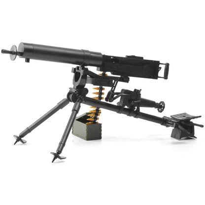 4D 1/6 MG08 Maxim Machine Gun Military Assembly Plastic Model Kit for Action Figure Puzzle Toy Weapon
