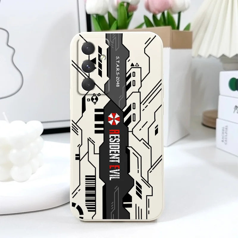 Resident evil Phone Case For Samsung Galaxy A55 A35 A25 A15 A56 A36 A26 A16 A06 A05 A05S A54 A34 A24 A14 A04 A04S A04E 4G 5G C