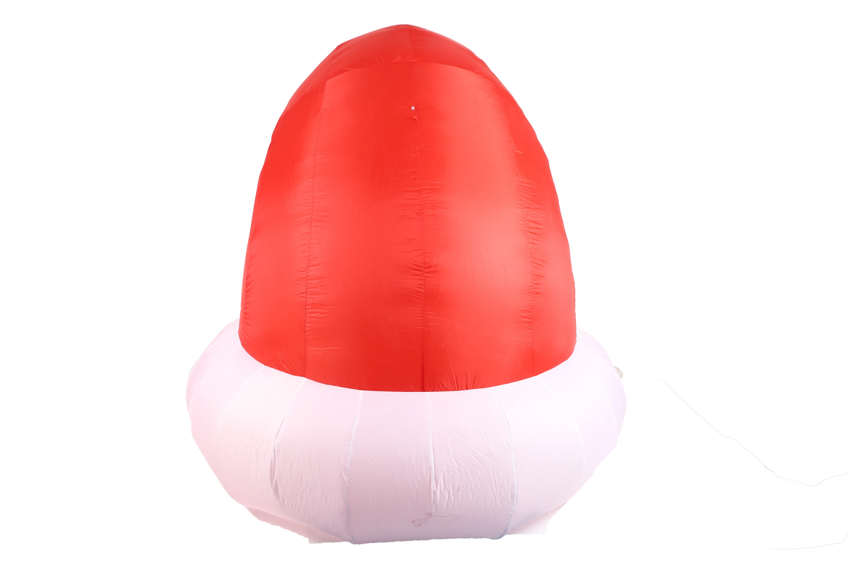 8.2FT Christmas Inflatable Santa Hat Blow up Yard Outdoor Decoration with Built in LED Lights, Lighted Blow-up Funny Lawn Outsi