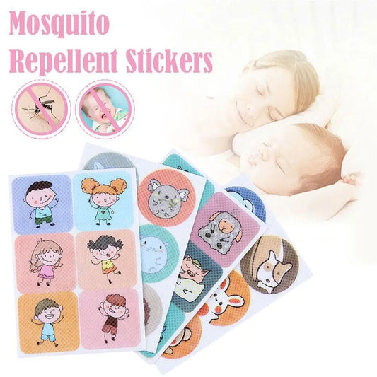 36/144pcs Outdoor Mosquito Patches Aroma Sticker Air Freshener Citronella Mosquito Repellent Patches Safe Baby Pregnant