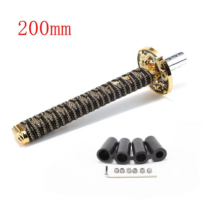 Universal Car Katana Gear Lever Knob Gear Shift Knob - JDM Racing Style Aluminum Alloy Shifter for Manual Transmission