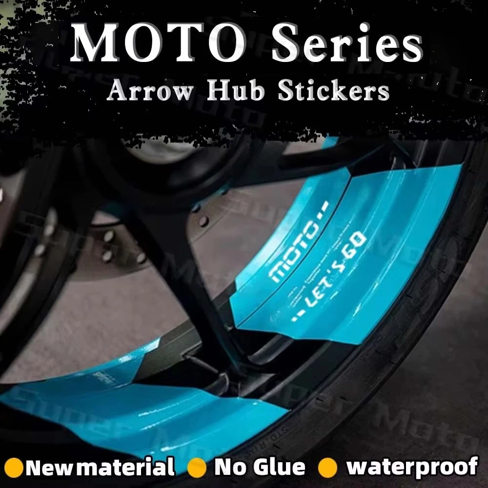 For 150nk150NK NK150 250NK 250SR 450NK 450SR 800NK Arrow Wheel Hub Stickers Accessories Rim Decoration Protection Decals