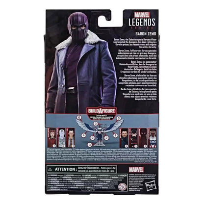 Original Hasbro Marvel Legends Baron Zemo Anime Model Figure Gift Toy Collection