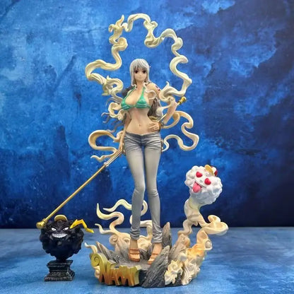 One Piece Nami Figure Anime Collectible Statue Desktop Decoration Otaku Gift Peripheral Model For Anime Fans Home Desk Ornament