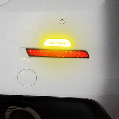 10/50PCS Reflective Car Door Sticker Safety Opening Warning Reflector Tape Decal Auto Exterior Reflector Car Accessories