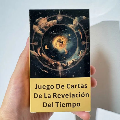 Spanish Tarot Deck, Classic Tarot Cards, 78 Cards with Keywords, The Time Revelation Deck, 12x7cm Cards, Fortune Telling Toys