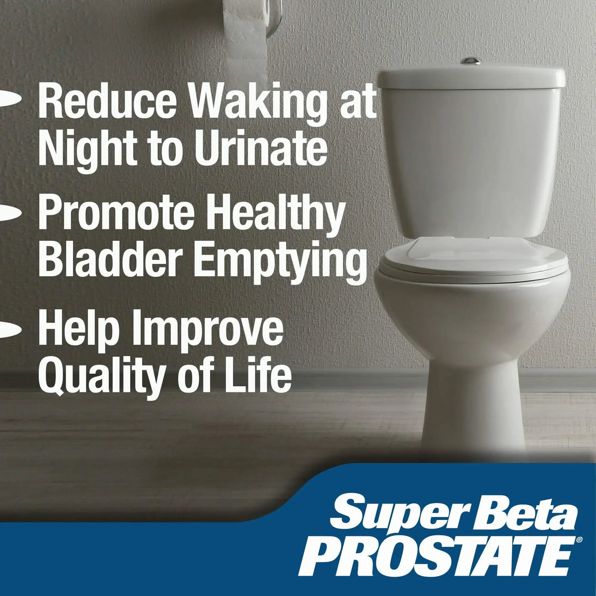 New Vitality Super Beta Prostate Support Supplement for Men's Health - Reduce Bathroom Trips, Promote Sleep