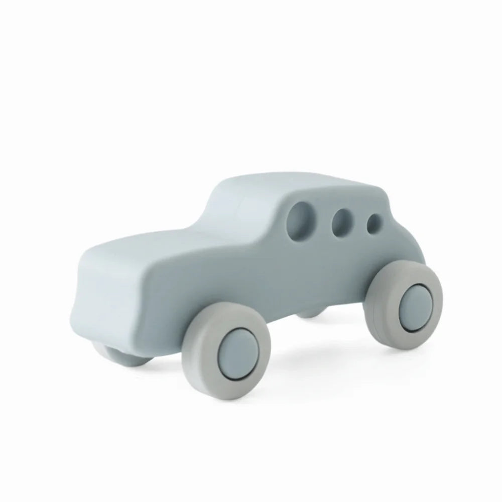 Hand-Eye Coordination Teether Silicone Teether Food Grade BPA Free Silicone Car Cartoon Baby Silicone Car Children