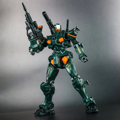 New HG 1/144 GQ Gquuuuuux Light Cannon Green Red KO Assembly Model Kit Mecha Figure Toys Gift Collectible Figurine