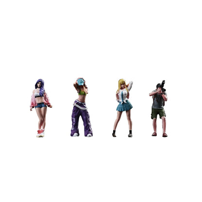 More Art 1:64 Action Figure Set,Street Shot Beauty Doll Set Decoration Figure Model For Display & Collection & Gift