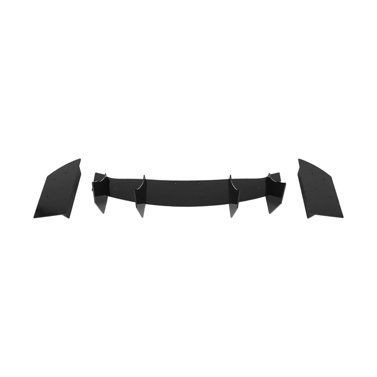 For Toyota Supra A90 A91 2020-2024 Rear Bumper Diffuser Glossy Black Red Border Car Accessories Body Kit Wind Blade Plastic