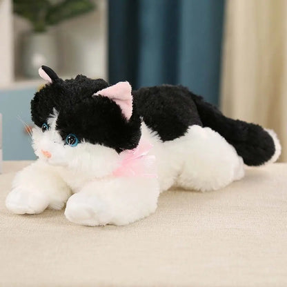 30/40cm Meowing Cat Plush Toy Kitten Cuddle Pillow Stuffed Soft Animals Plush Doll Baby Soothing Toy Kids Girls Birthday Gift